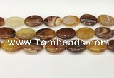 CAA4677 15.5 inches 18*25mm oval banded agate beads wholesale