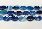 CAA4682 15.5 inches 18*25mm oval banded agate beads wholesale