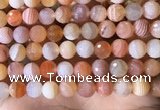 CAA4858 15.5 inches 12mm faceted round botswana agate beads