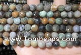 CAA4861 15.5 inches 8mm faceted round ocean agate beads