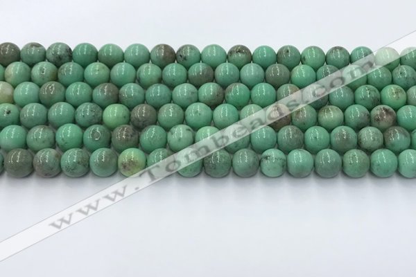 CAA4870 15.5 inches 6mm round grass agate beads wholesale