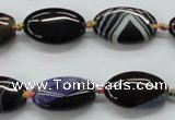 CAA491 15.5 inches 12*20mm oval agate druzy geode beads