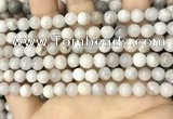 CAA4928 15.5 inches 6mm round grey agate beads wholesale