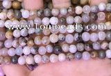 CAA4940 15.5 inches 6mm round bamboo leaf agate beads wholesale