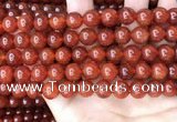 CAA4949 15.5 inches 10mm round red agate beads wholesale