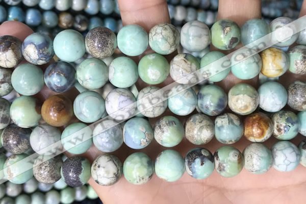 CAA4971 15.5 inches 10mm round agate gemstone beads wholesale