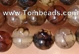 CAA5047 15.5 inches 6mm round dragon veins agate beads wholesale