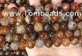 CAA5050 15.5 inches 12mm round dragon veins agate beads wholesale