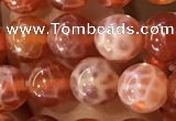 CAA5071 15.5 inches 6mm round red dragon veins agate beads