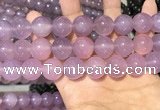 CAA5087 15.5 inches 18mm round purple agate beads wholesale