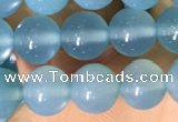 CAA5091 15.5 inches 6mm round sea blue agate beads wholesale