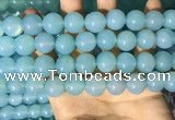 CAA5094 15.5 inches 12mm round sea blue agate beads wholesale