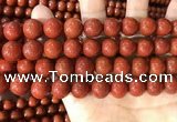 CAA5102 15.5 inches 12mm round red agate gemstone beads