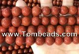 CAA5104 15.5 inches 16mm round red agate gemstone beads