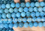CAA5145 15.5 inches 12mm round dragon veins agate beads wholesale
