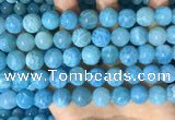 CAA5145 15.5 inches 12mm round dragon veins agate beads wholesale