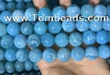 CAA5147 15.5 inches 16mm round dragon veins agate beads wholesale