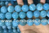 CAA5148 15.5 inches 18mm round dragon veins agate beads wholesale