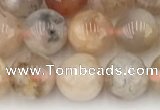 CAA5281 15.5 inches 8mm round sakura agate gemstone beads