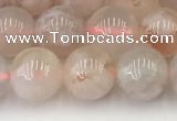 CAA5286 15.5 inches 8mm round natural sakura agate beads