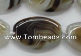 CAA532 15.5 inches 24*34mm flat drum madagascar agate beads