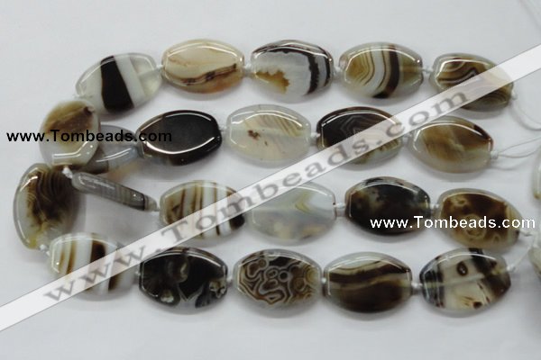 CAA532 15.5 inches 24*34mm flat drum madagascar agate beads