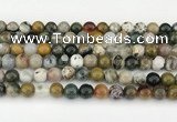 CAA5331 15.5 inches 8mm round ocean agate beads wholesale