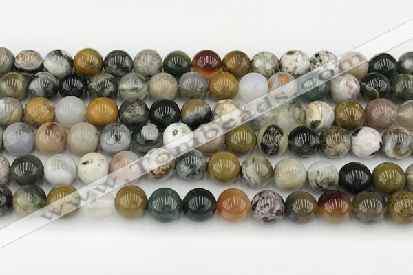 CAA5331 15.5 inches 8mm round ocean agate beads wholesale