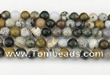 CAA5332 15.5 inches 10mm round ocean agate beads wholesale