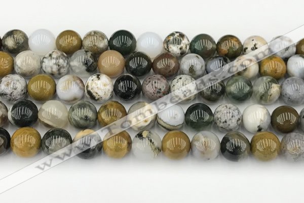 CAA5332 15.5 inches 10mm round ocean agate beads wholesale