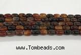 CAA5350 15.5 inches 10*14mm drum agate gemstone beads