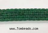 CAA5355 15.5 inches 10*14mm drum agate gemstone beads