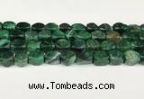 CAA5378 15.5 inches 10*12mm - 11*16mm faceted nuggets agate beads