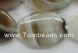 CAA538 15.5 inches 25*35mm octagonal madagascar agate beads