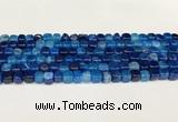 CAA5382 15.5 inches 6*7mm - 8*8mm nuggets agate gemstone beads