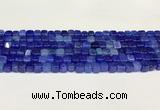 CAA5384 15.5 inches 6*7mm - 8*8mm nuggets agate gemstone beads