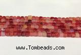 CAA5387 15.5 inches 6*7mm - 8*8mm nuggets agate gemstone beads