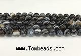 CAA5426 15.5 inches 12mm round agate gemstone beads