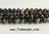 CAA5431 15.5 inches 14mm round agate gemstone beads