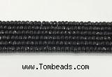 CAA5437 15.5 inches 6*8mm faceted rondelle agate gemstone beads