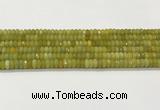 CAA5438 15.5 inches 6*8mm faceted rondelle agate gemstone beads