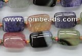 CAA544 15.5 inches 12*16mm rectangle dyed madagascar agate beads