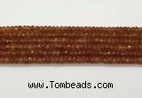 CAA5442 15.5 inches 6*8mm faceted rondelle agate gemstone beads