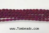 CAA5453 15.5 inches 8*12mm rice agate gemstone beads