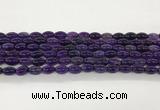 CAA5455 15.5 inches 8*12mm rice agate gemstone beads