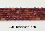 CAA5458 15.5 inches 8*12mm faceted rice agate beads