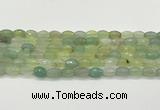 CAA5467 15.5 inches 8*12mm faceted rice agate beads