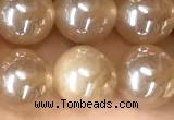 CAA5821 15 inches 8mm round AB-color agate beads