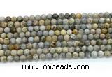 CAA6120 15.5 inches 4mm round bamboo leaf agate gemstone beads