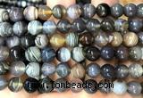 CAA6302 15 inches 8mm round Botswana agate gemstone beads